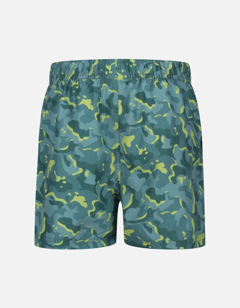 Boys Skander II Camo Swim Shorts