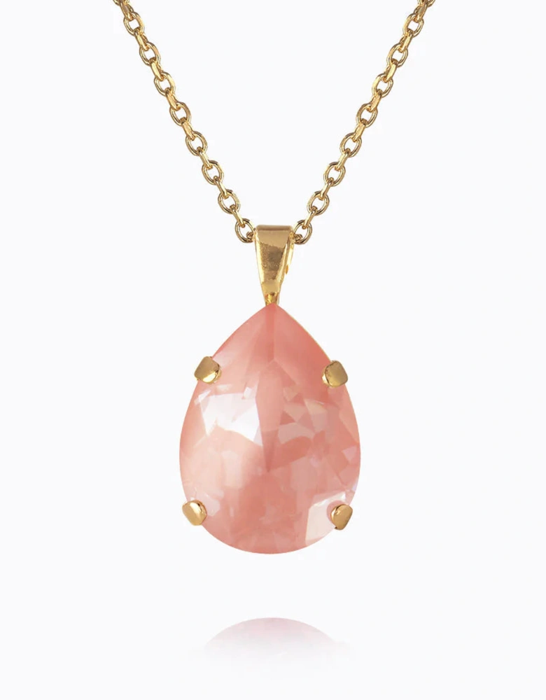 Mini drop necklace gold flamingo ignite