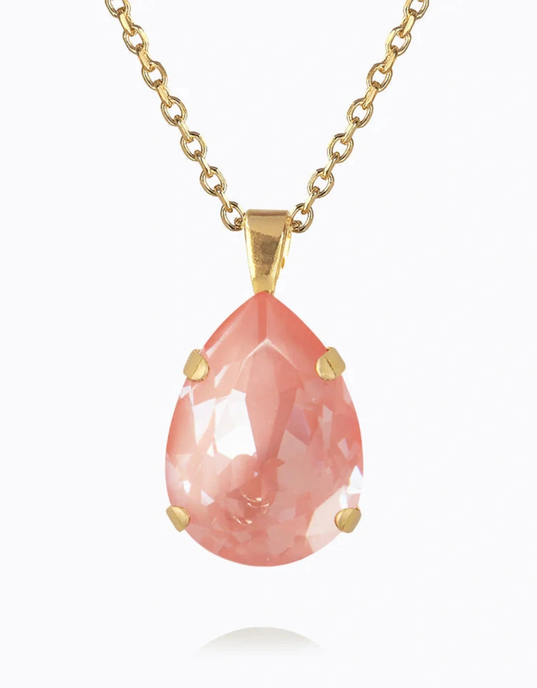 Classic drop necklace gold flamingo ignite