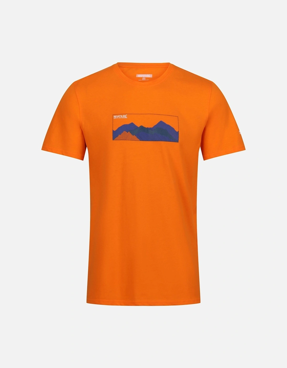 Mens Breezed IV Mountain T-Shirt, 6 of 5