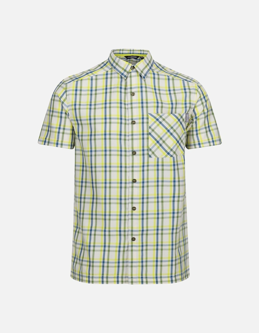 Mens Mindano VIII Checked Short-Sleeved Shirt, 6 of 5