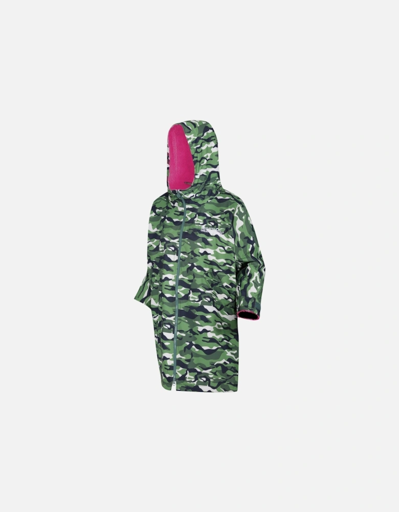Childrens/Kids Camouflage Waterproof Changing Robe