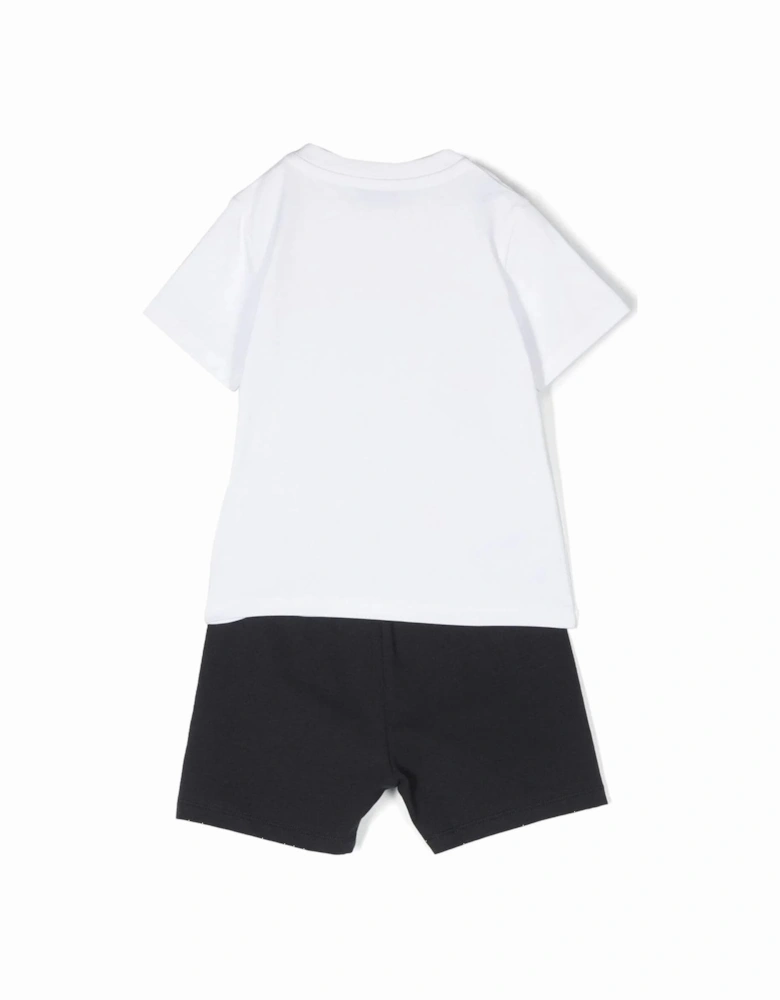 Baby Shorts & T-shirt Set White