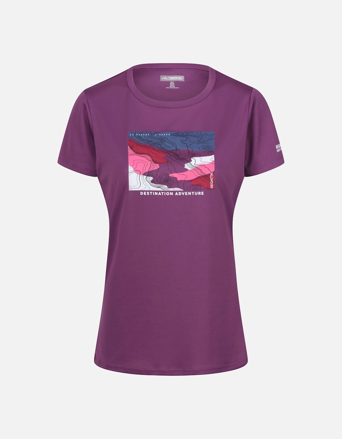 Womens/Ladies Fingal VIII Terrain Print T-Shirt, 6 of 5