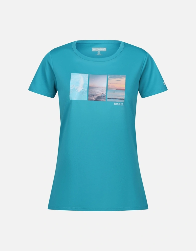 Womens/Ladies Fingal VIII Ocean T-Shirt