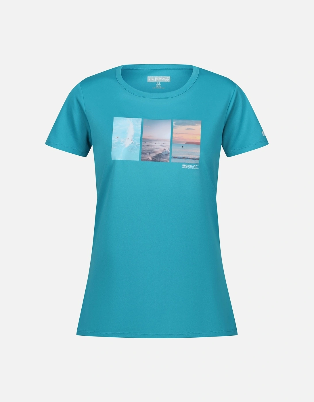 Womens/Ladies Fingal VIII Ocean T-Shirt, 5 of 4