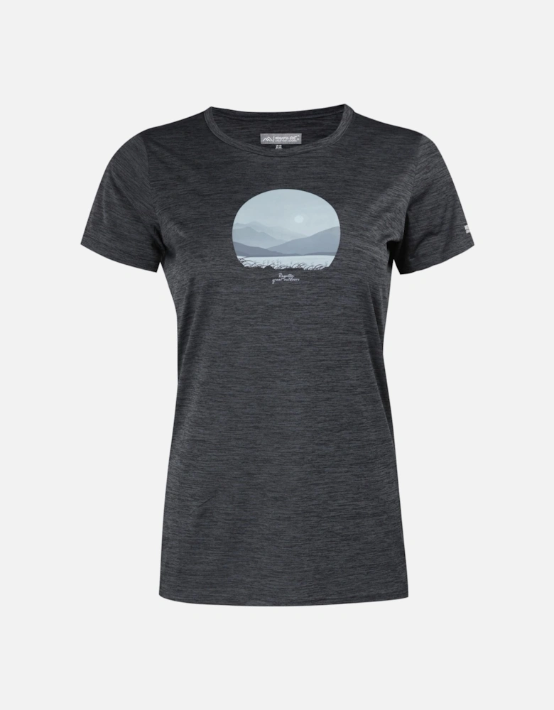 Womens/Ladies Fingal VIII Scenery Marl T-Shirt