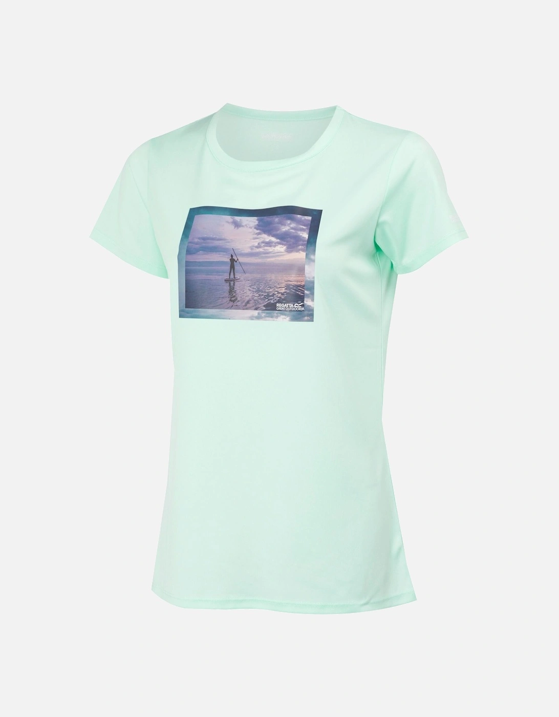 Womens/Ladies Fingal VIII Surf Print T-Shirt