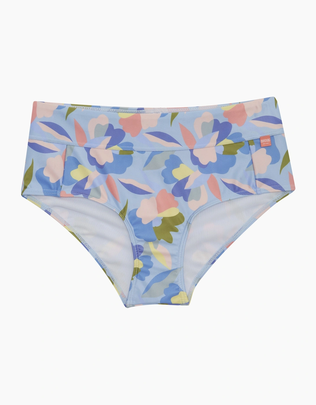 Regatta Women's Blue / Paloma Abstract Floral Swim Briefs  Size 12 Uk