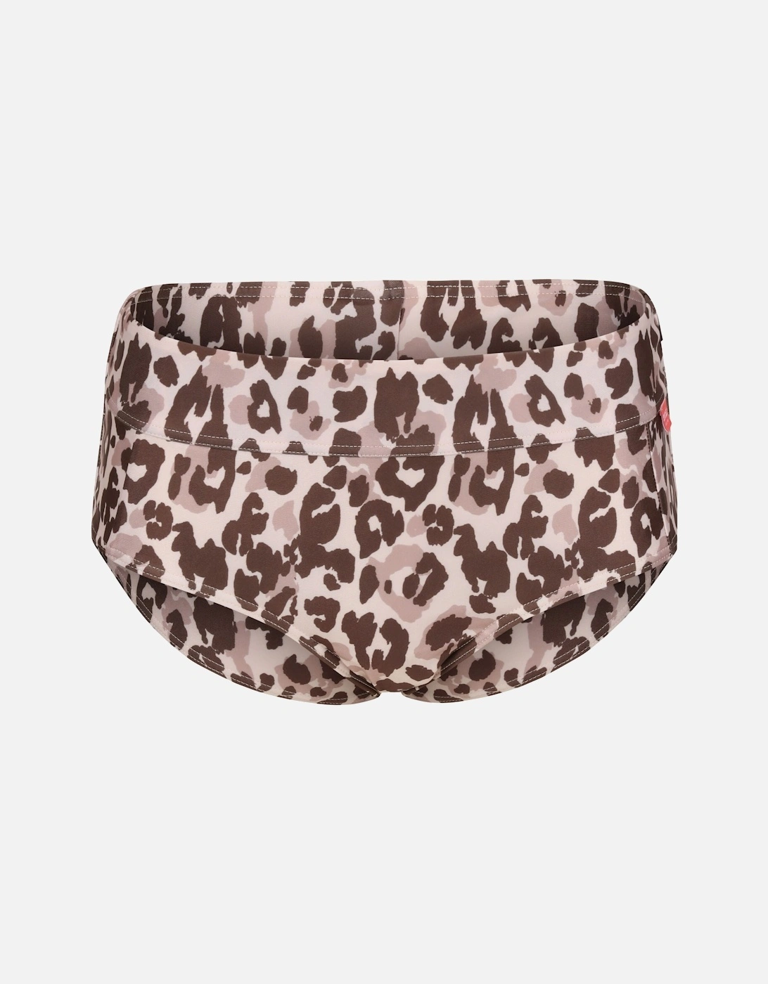 Womens/Ladies Paloma Leopard Print Swim Briefs, 6 of 5