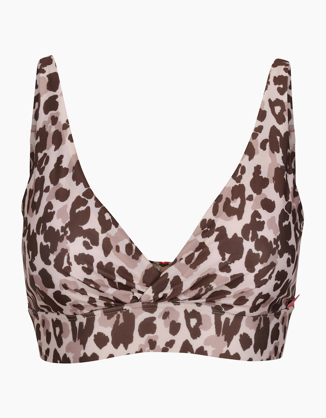 Regatta Women's Brown Beige / Paloma Leopard Print Bikini Top  Size 14 Uk