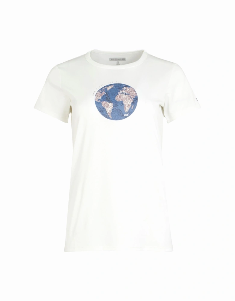 Womens/Ladies Fingal VIII Globe T-Shirt