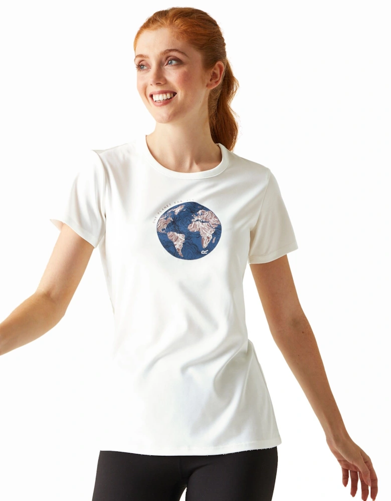 Womens/Ladies Fingal VIII Globe T-Shirt