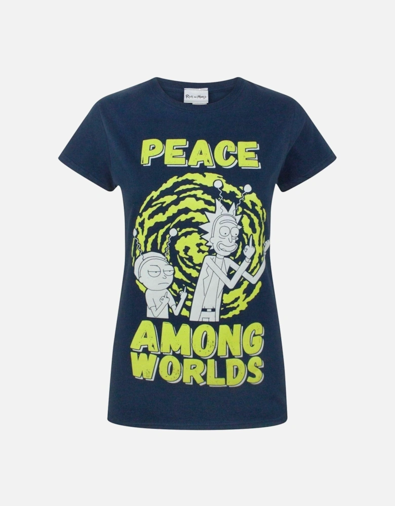 Womens/Ladies Peace Among Worlds T-Shirt
