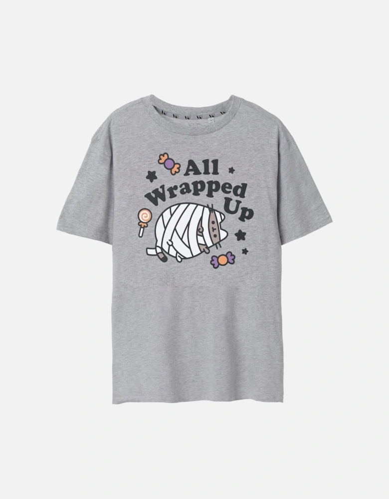 Womens/Ladies All Wrapped Up Halloween T-Shirt