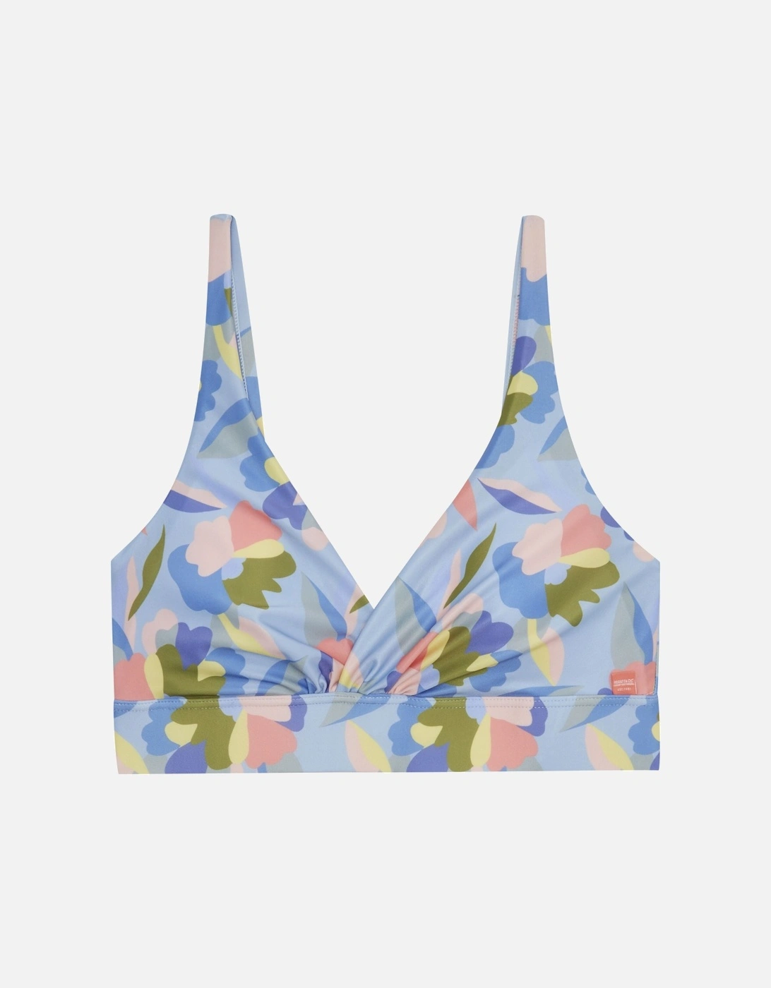 Womens/Ladies Paloma Abstract Floral Bikini Top, 6 of 5