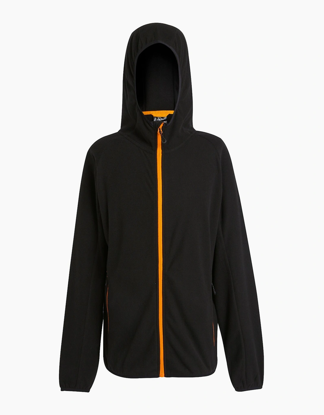 Regatta Men's Black Orange Pop Professional Full Zip Fleece Jacket - Size Xl