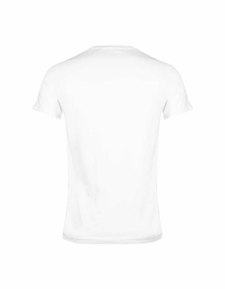 2-Pack Monogram T-Shirts, Grey/White