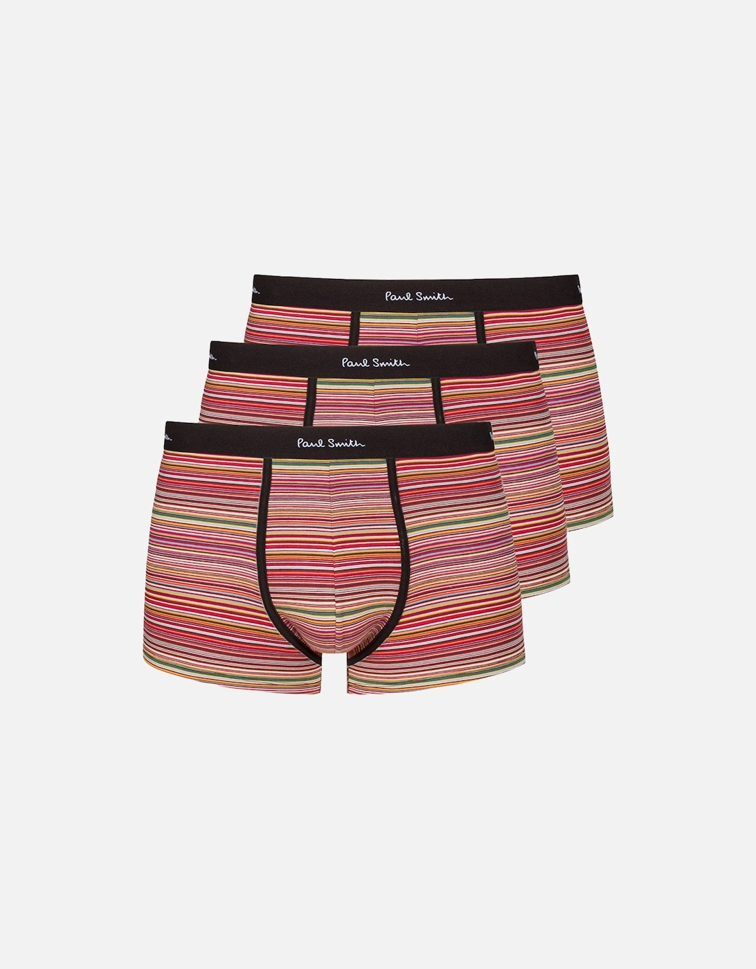 Paul Smith Men's 3-Pack Signature Stripe Boxer Trunks, Multicoloured - : 32/30/31 Small