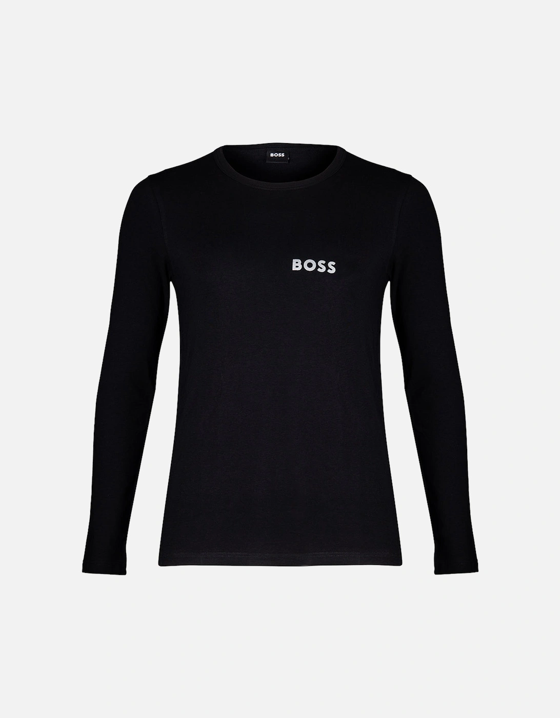Luxe Thermal Long-Sleeve Jersey Top, Black, 3 of 2
