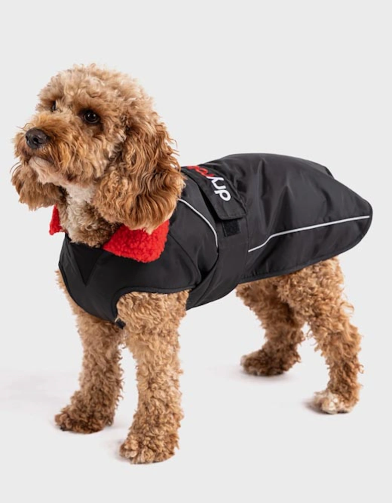 Dog Coat Black/Red