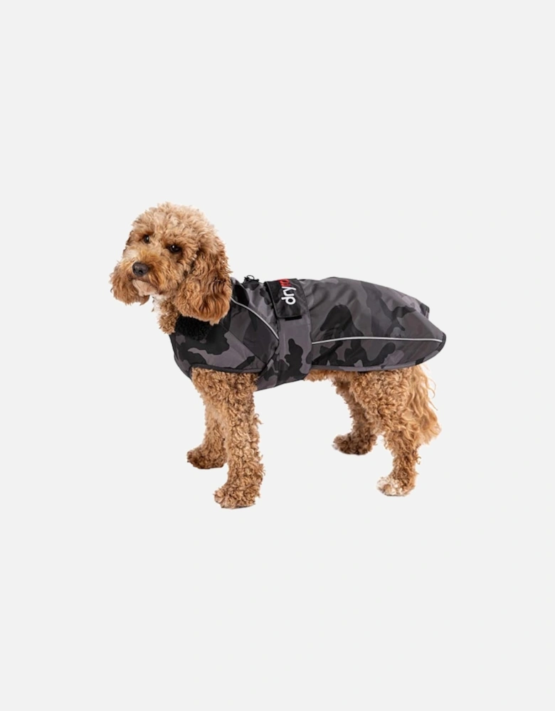 Dog Coat Black Camo/Black