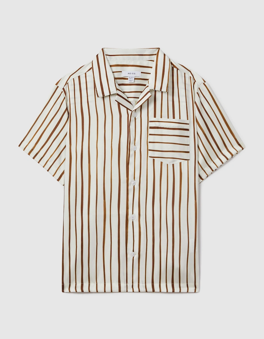 Striped Cuban Collar Shirt, 2 of 1