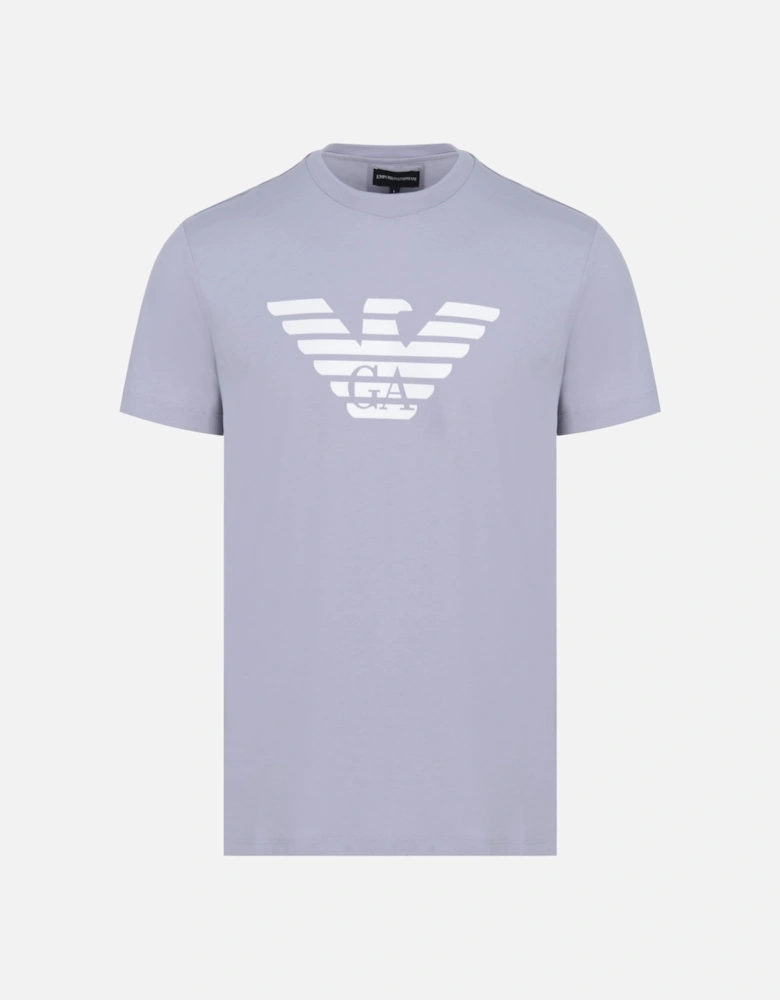 Eagle Branded Cotton T-shirt Purple