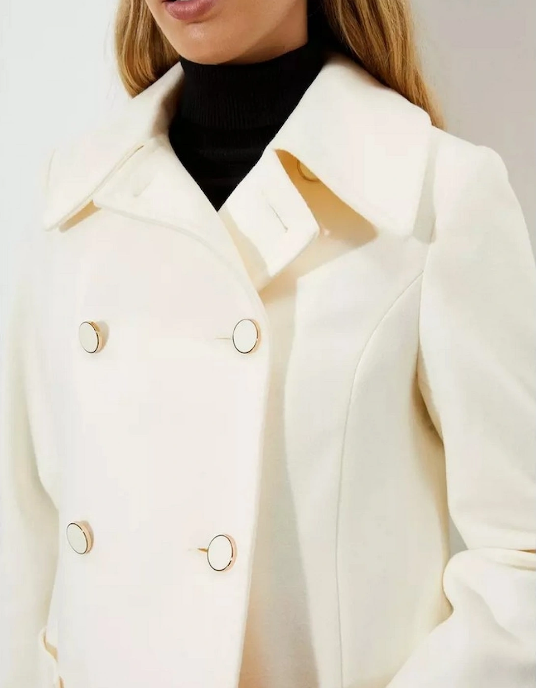 Womens/Ladies Dolly Double-Breasted Coat