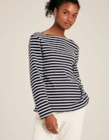 Navy Cream Stripe