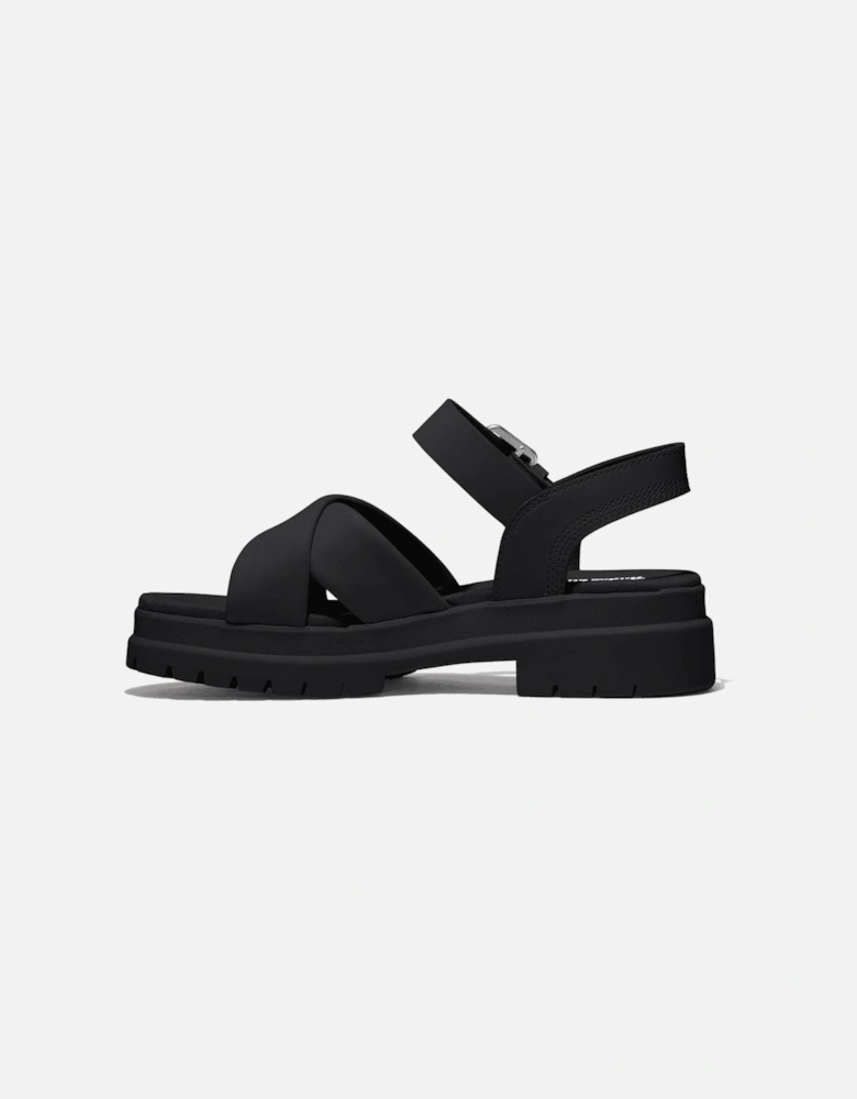 London Vibe Womens Cross Strap Sandals