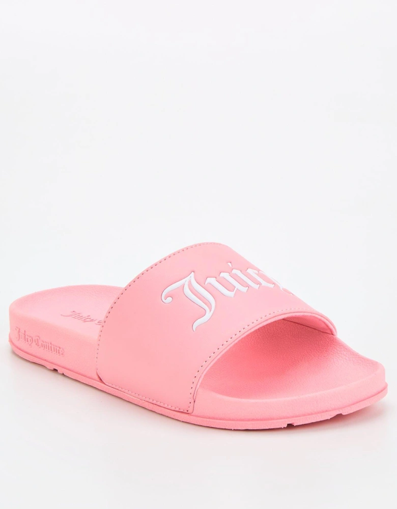 Carmen Collegiate Pu Slider - Pink