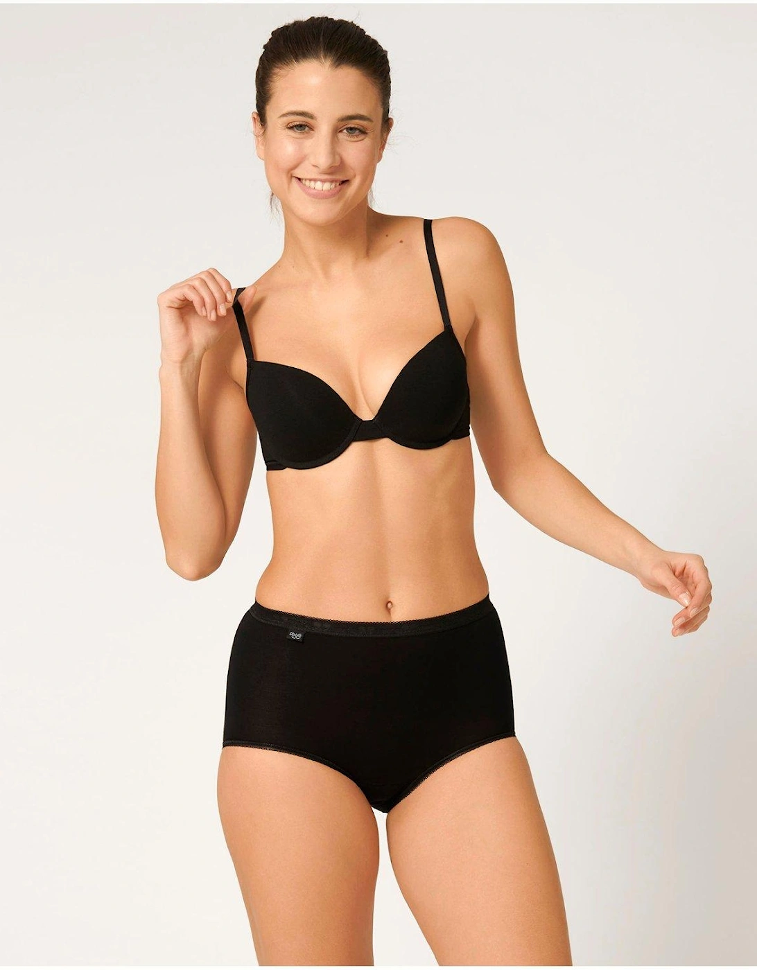 Pk 3 Maxi Briefs - Black