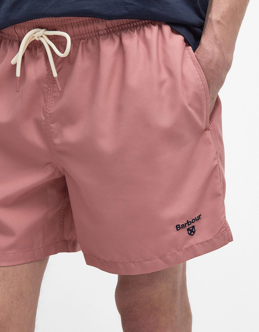 Staple Logo 5 Swim Shorts PI55 Pink Clay