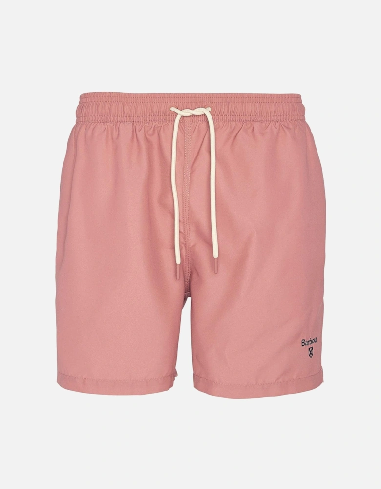 Staple Logo 5 Swim Shorts PI55 Pink Clay