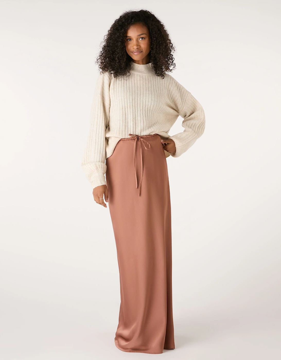 Flora Puddle Maxi Skirt in Bronze, 7 of 6