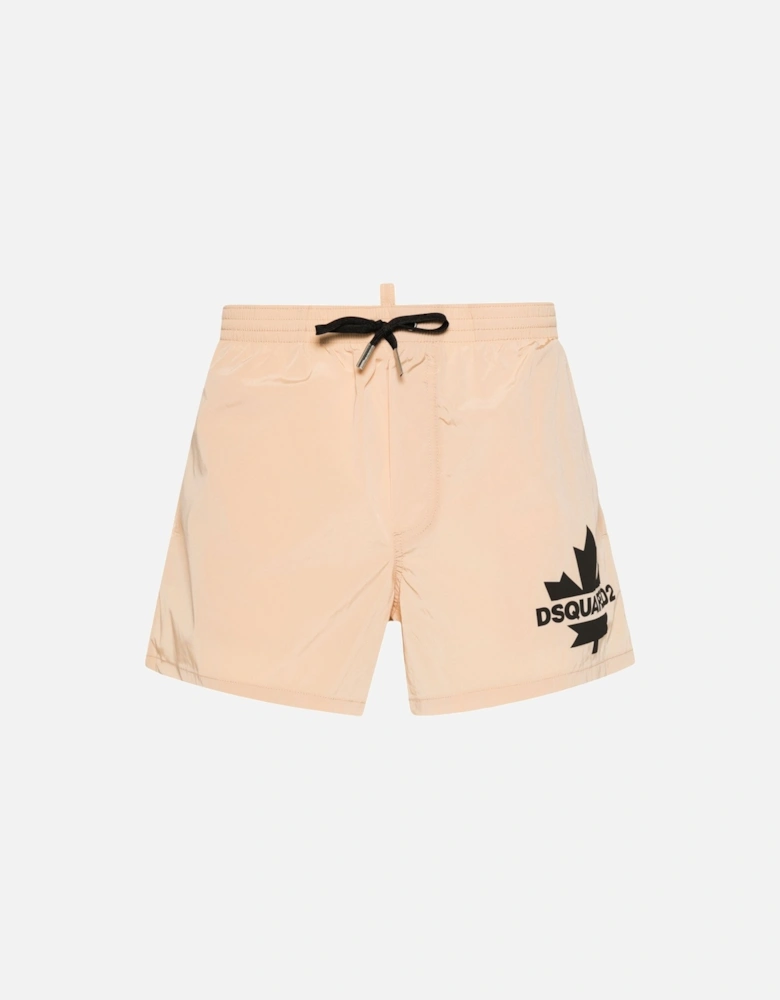 Maple Leaf Swimshorts Beige