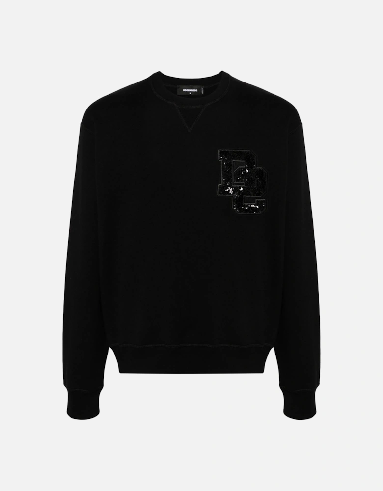 Cool Fit Sequin Sweatshirt Black