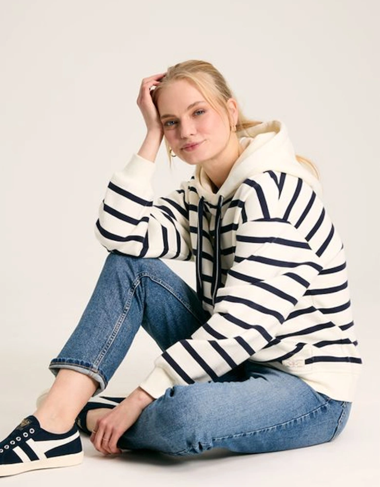 Women's Milbourne Hoodie French Navy Stripe