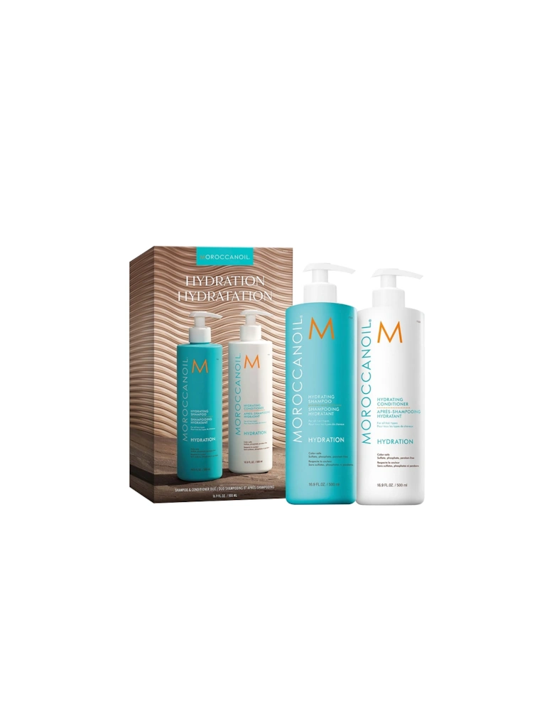 Moroccanoil Hydrating Shampoo and Conditioner Duo 2 x 500ml (Worth £75.40)