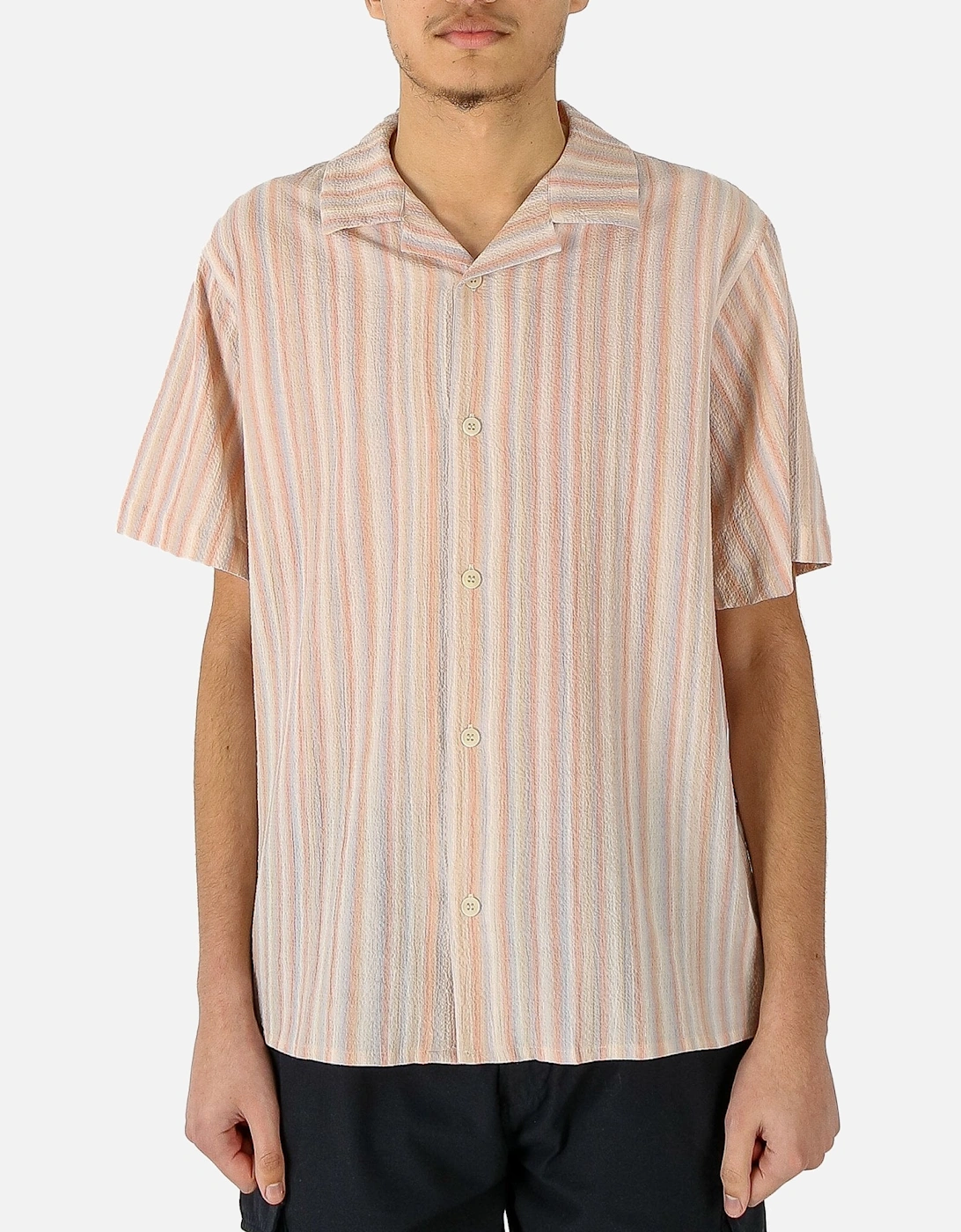 Didcot Pastel Stripe SS Shirt, 5 of 4