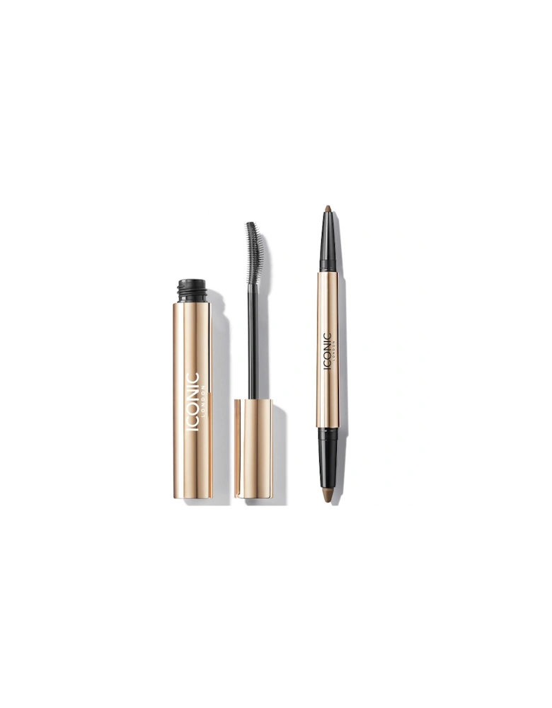 Enrich and Elevate Mascara and Kajal Eyeliner Bundle - Chocolate Brown