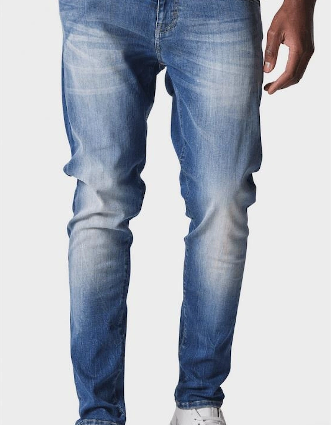 Deniro Slim Fit Active Flex Blue Jeans