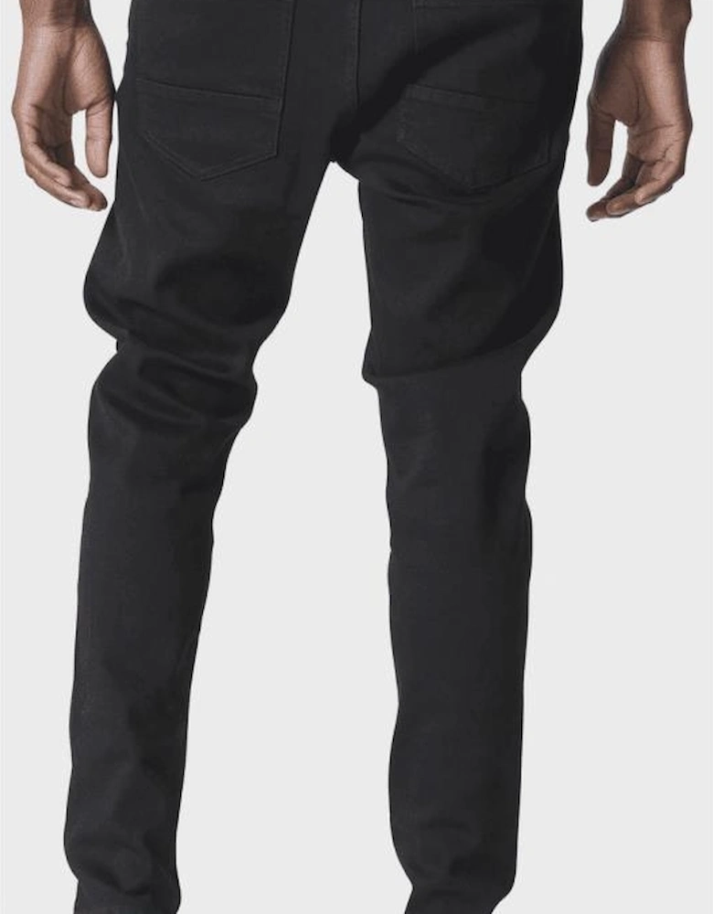 Deniro Slim Fit Active Flex Black Jeans