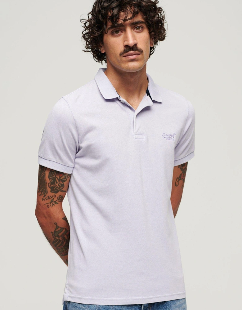 Destroyed Polo Shirt - Purple