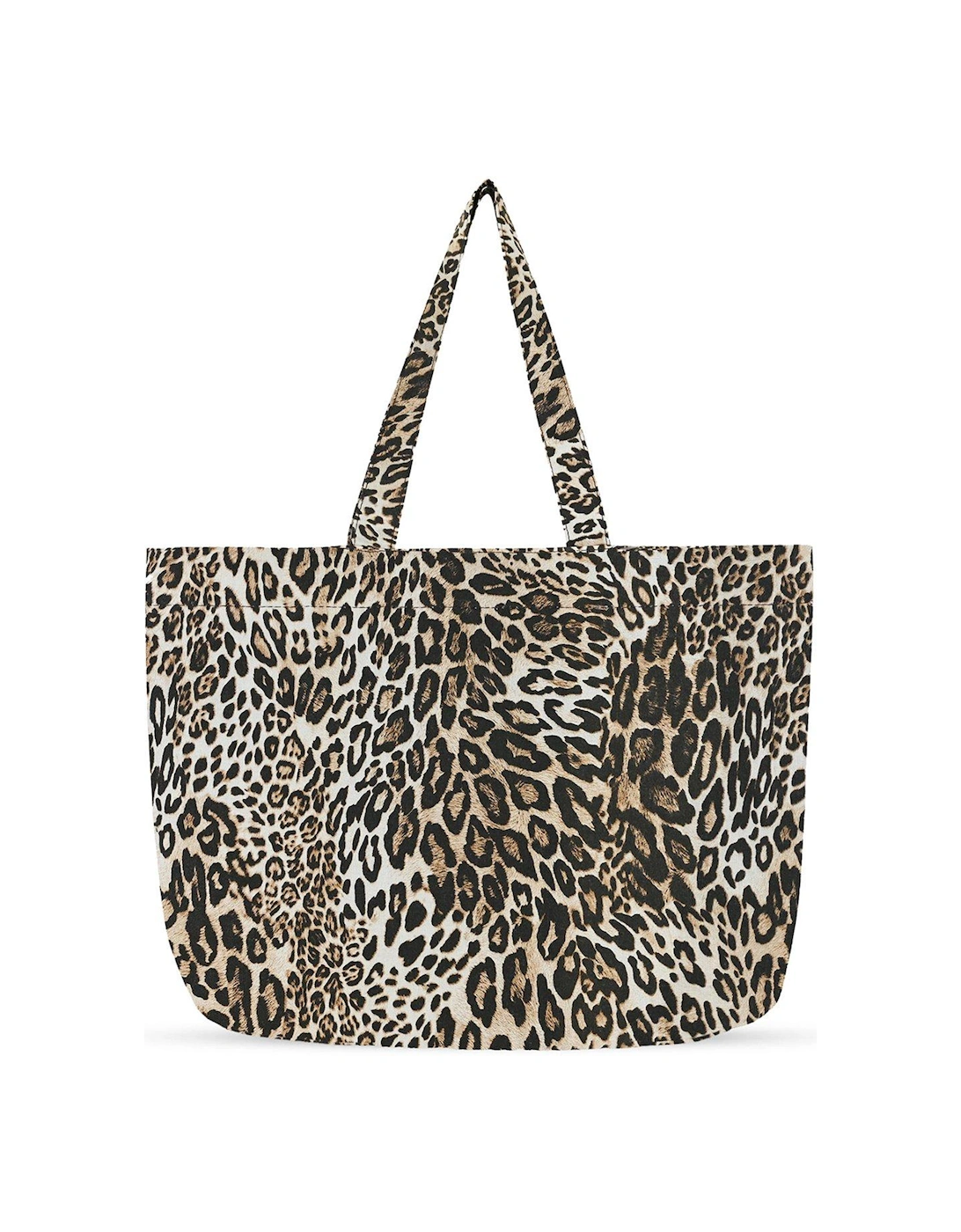 Slouchy Printed Tote Bag In Leopard, 2 of 1