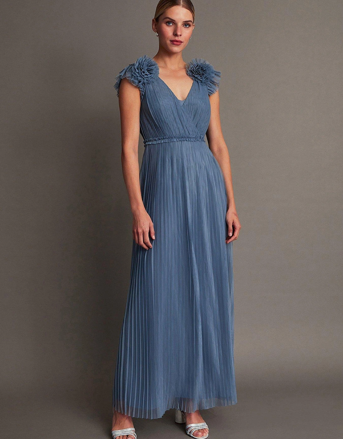 Wendy Pleated Maxi Dress, 2 of 1