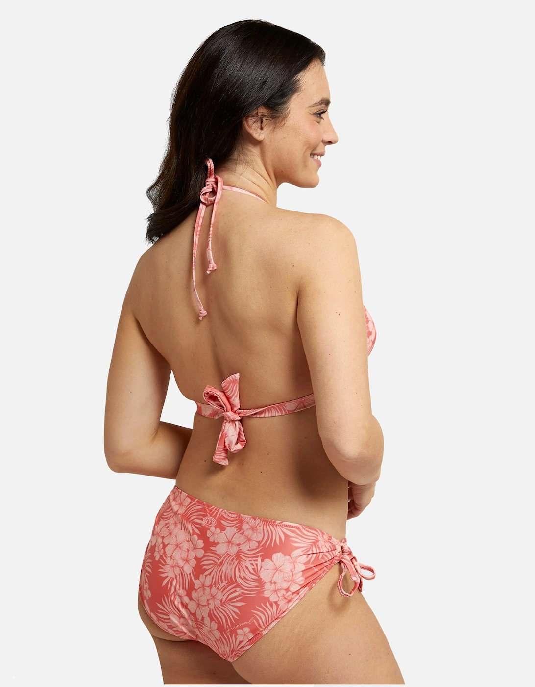 Womens/Ladies Iona Floral Halter Neck Bikini Top