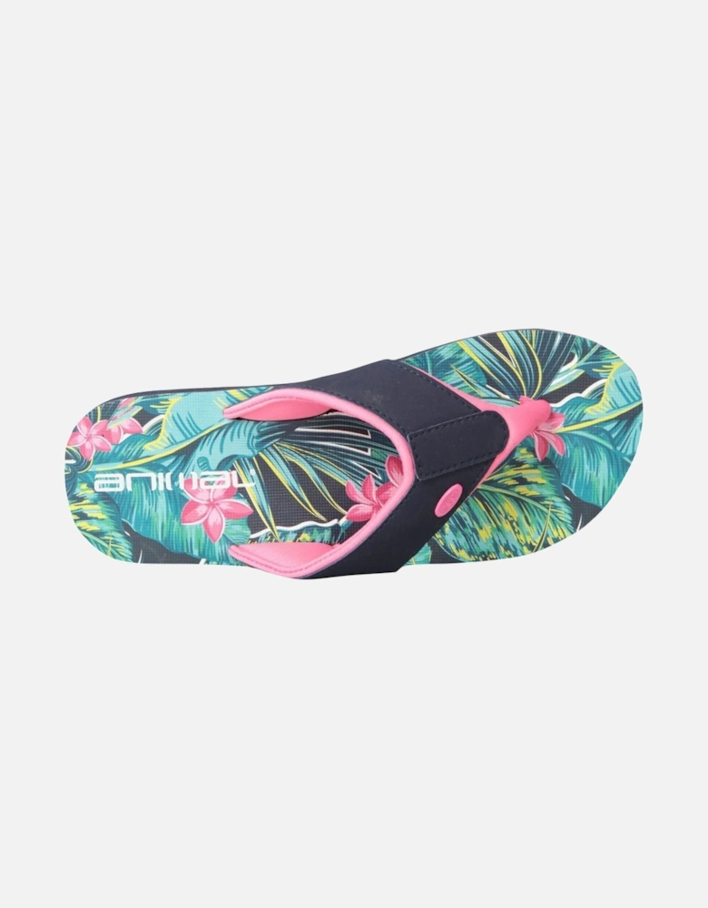 Womens/Ladies Swish Tropical Recycled Flip Flops