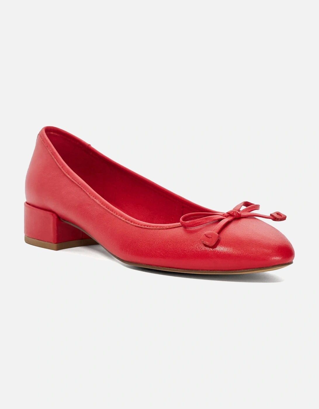 Ladies Hollies - Low Block Heel Ballet Flats, 7 of 6